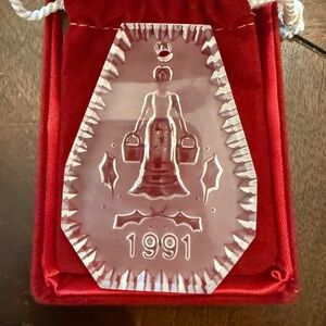 Brand New WATERFORD Crystal Vintage 1991 Ornament 8 Maids A-Milking